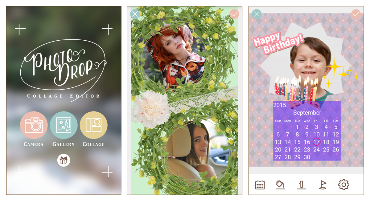 Android用アプリケーション フォトドロップ を公開 簡単 オシャレに写真加工 株式会社ビーグリー